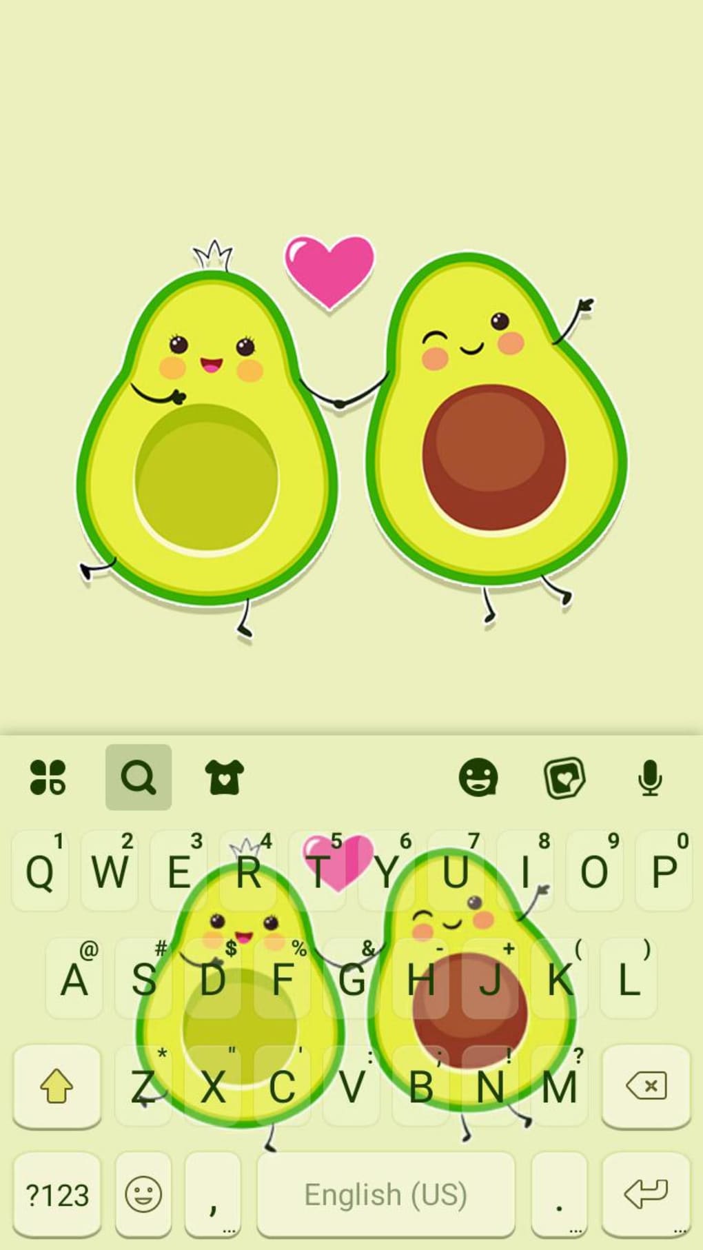 Free download Wink Girl Cute Keyboard Background APK for Android