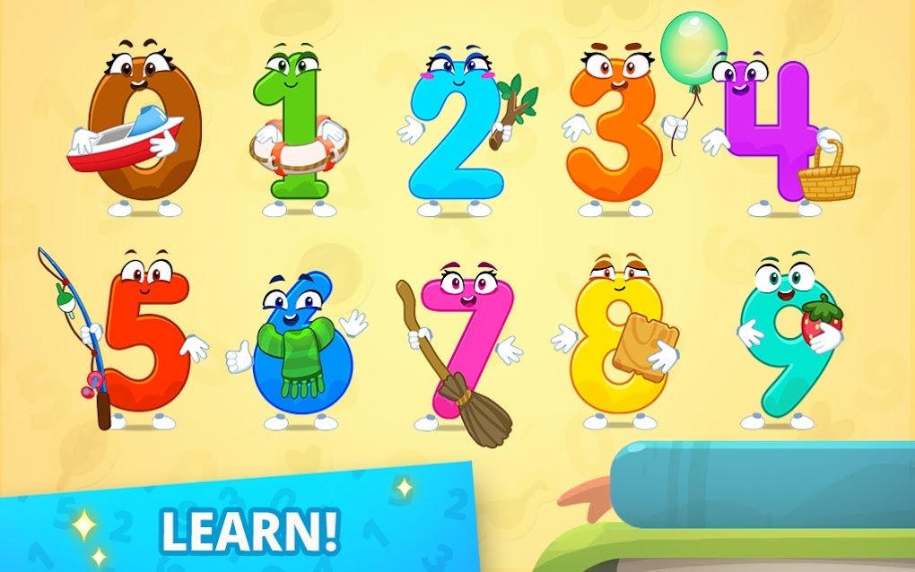 Numbers for kids - learn to count 123 games para Android - Descargar