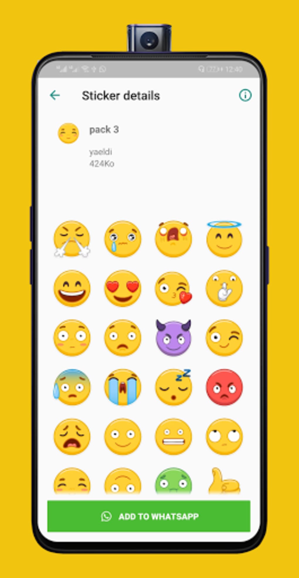 3D Emojis Stickers For Whatsapp - WAStickerApps for Android - Download