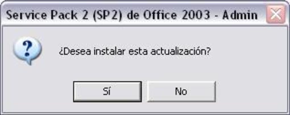 Service Pack 2 para Microsoft Office 2003 - Descargar