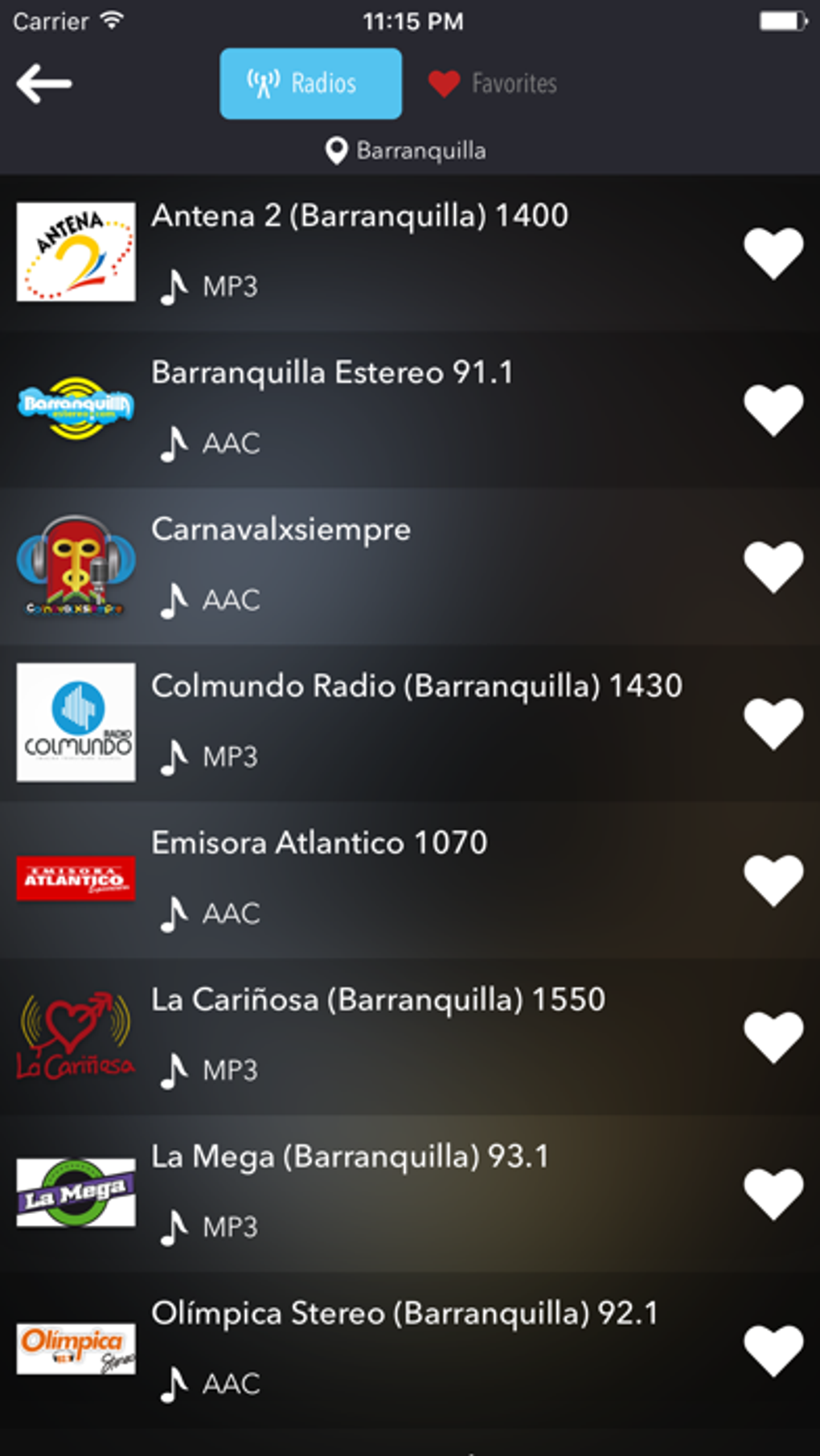 Radios de Colombia Gratis Radio AM FM Emisoras para iPhone Descargar