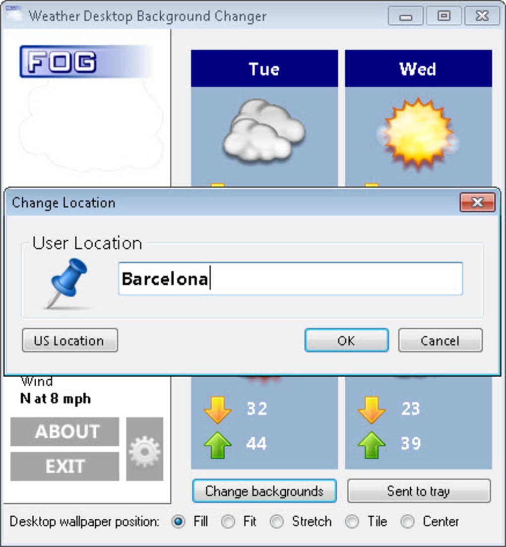 Weather Desktop Background Changer - Download