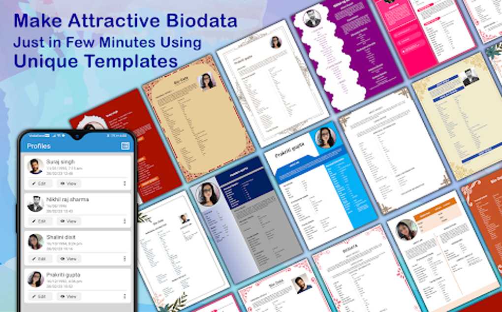 Marriage Biodata Maker 2023 For Android - Download