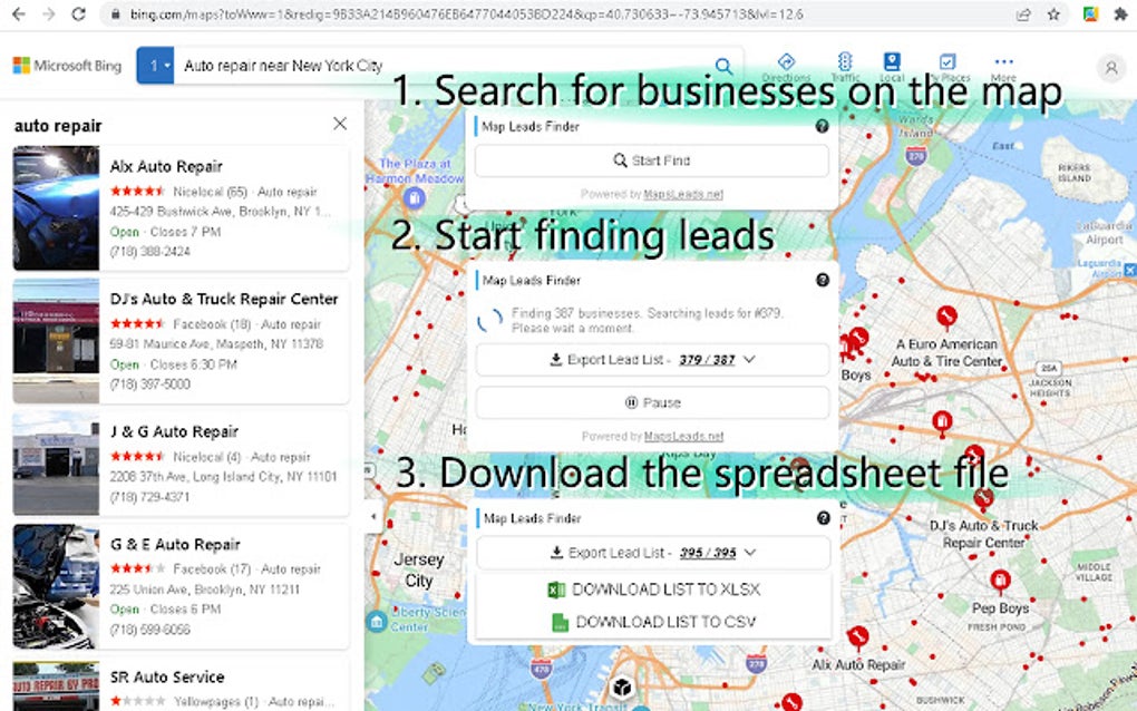 Maps Scraper amp Leads Extractor - Maps Scraper Leads Extractor Mapsleads Screenshot