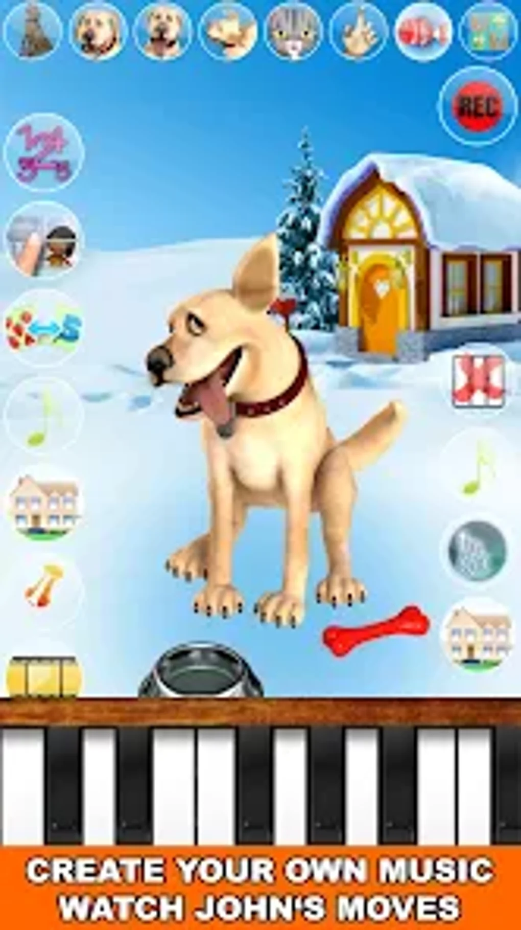 Talking John Dog Frozen City для Android — Скачать