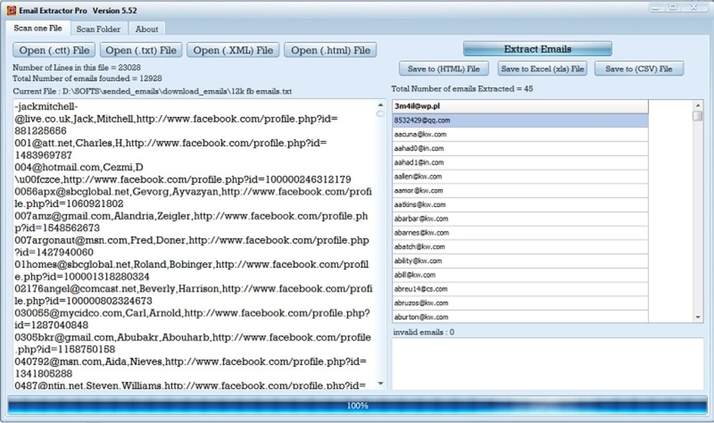 email extractor 1.4 lite
