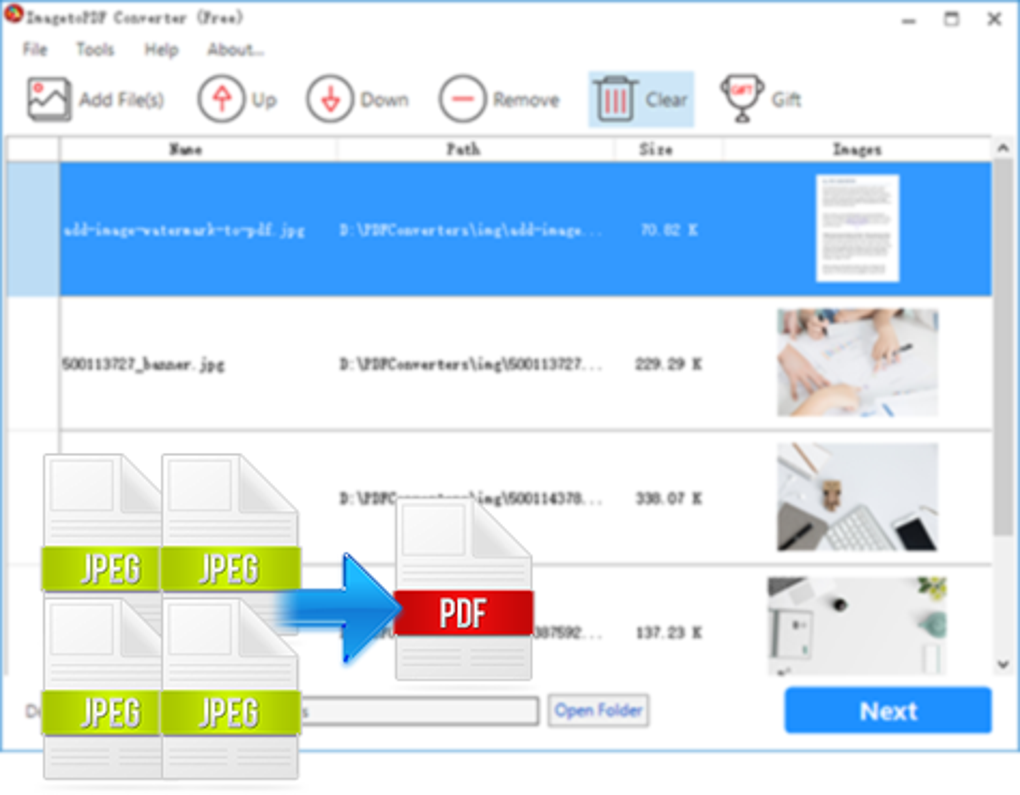 ImagetoPDF Converter ndir