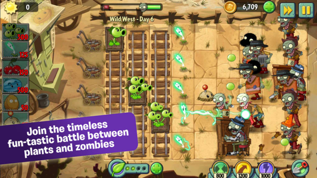 Plants vs. Zombies 2: It's About Time - Gameplay Walkthrough Part 18 - Wild  West (iOS) 