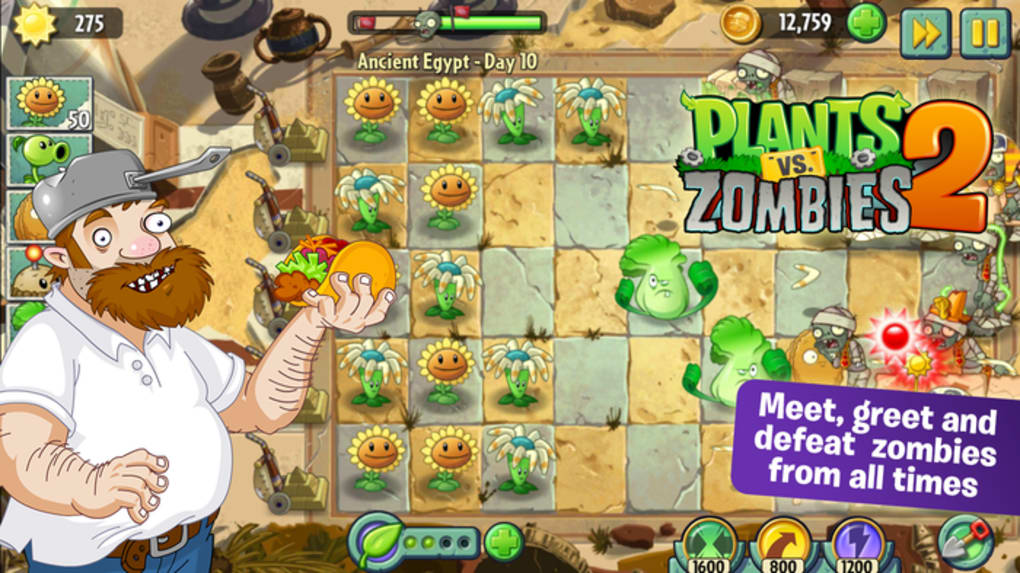 Plants vs Zombies 2 Free 11.0.1 Mod+Obb for Android [Plantas