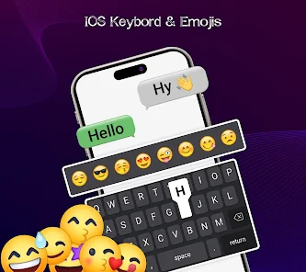 iPhone Keyboard iOS Emojis для Android — Скачать