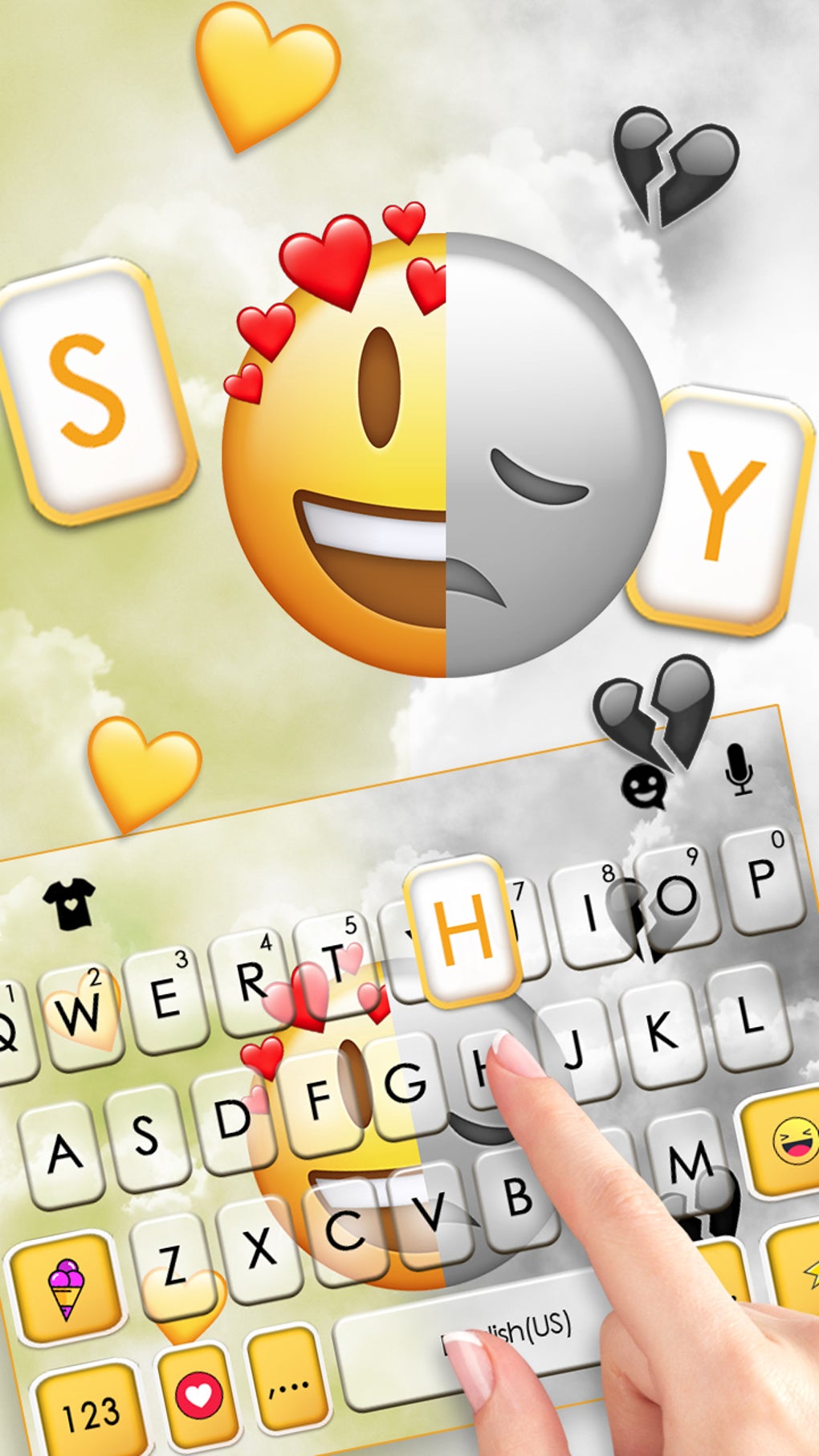 Happy Sad Emoji Keyboard Background APK for Android - Download