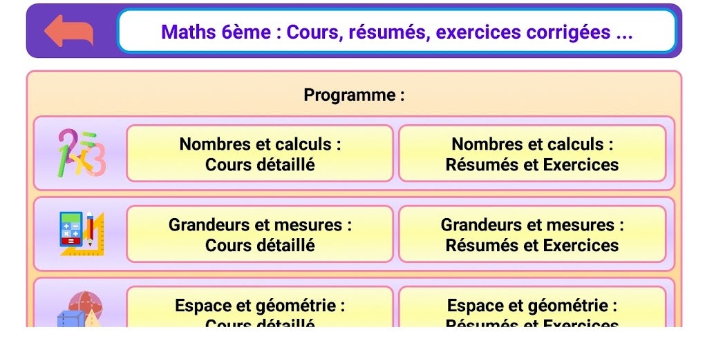 Maths 6ème for Android - Download