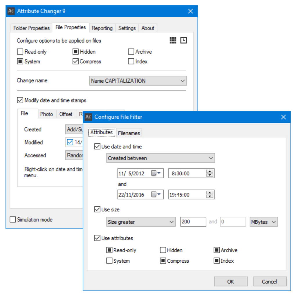download the last version for windows Attribute Changer 11.20b