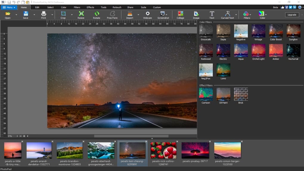 NCH PhotoPad Image Editor 11.56 download the new version for mac