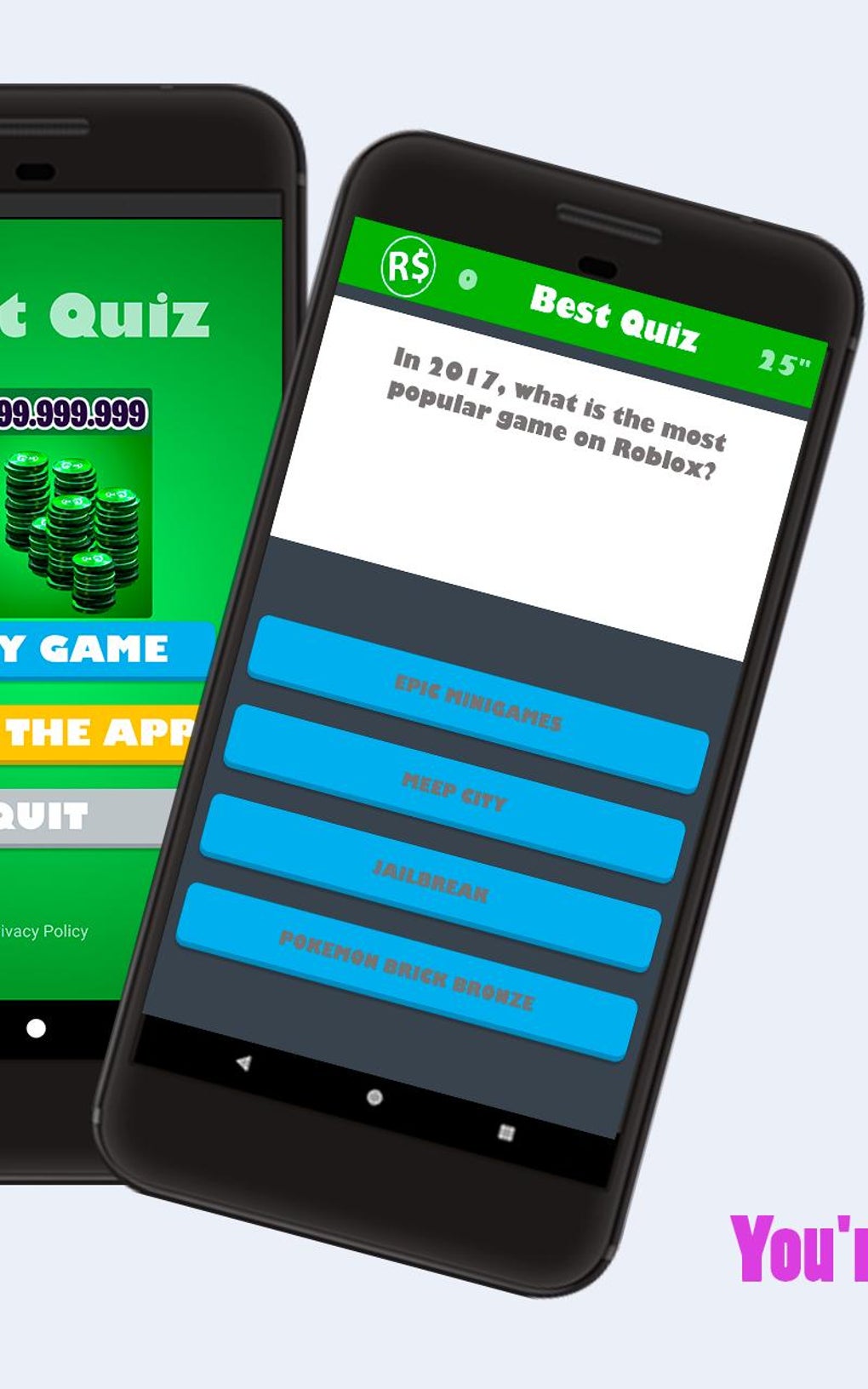 Robux Reward Quiz for Android - Free App Download