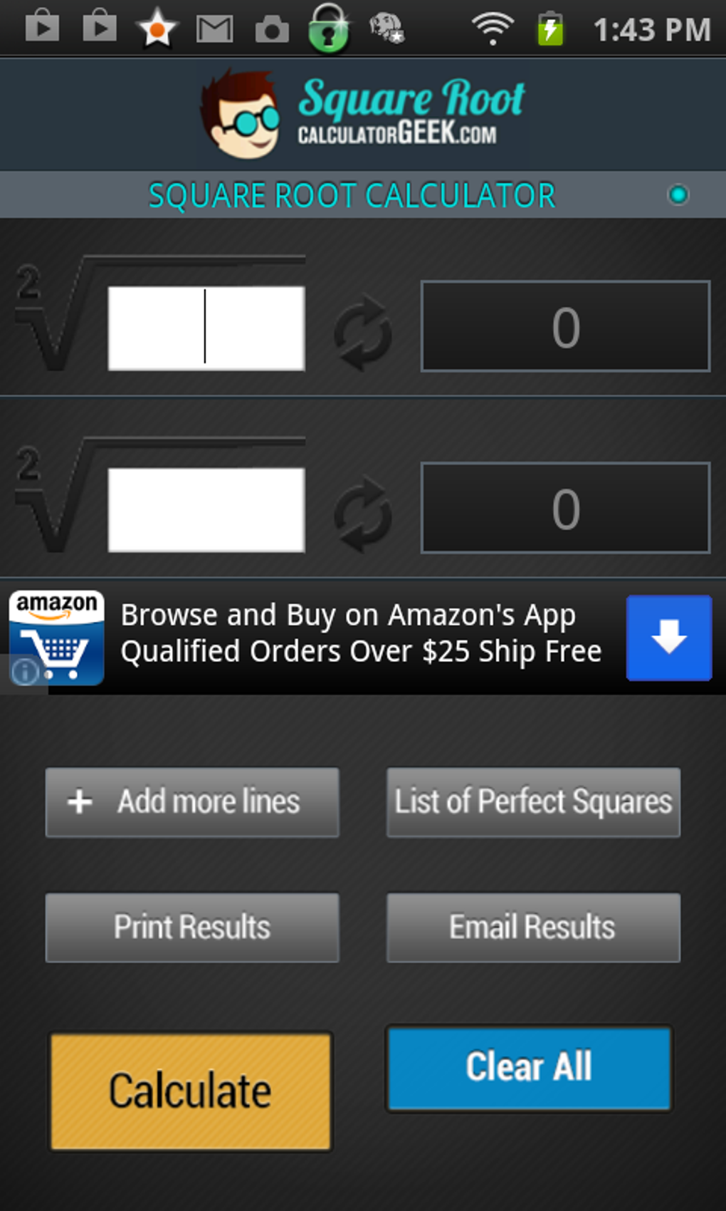 Square Root Calculator APK для Android — Скачать