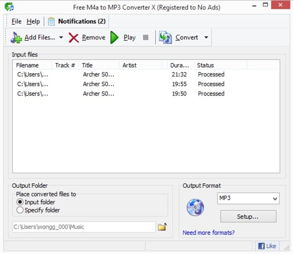Free to MP3 Converter X - Download