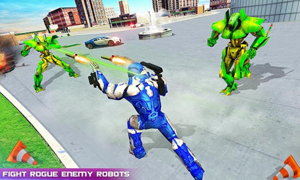 Flying Police Robot Hero Games – Apps no Google Play