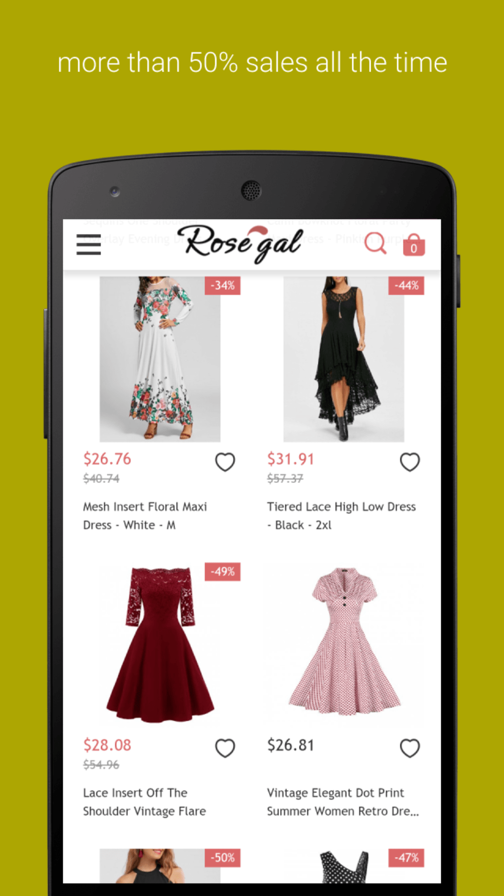 Dressy - Cheap Womens clothes online shopping App for Android - Download