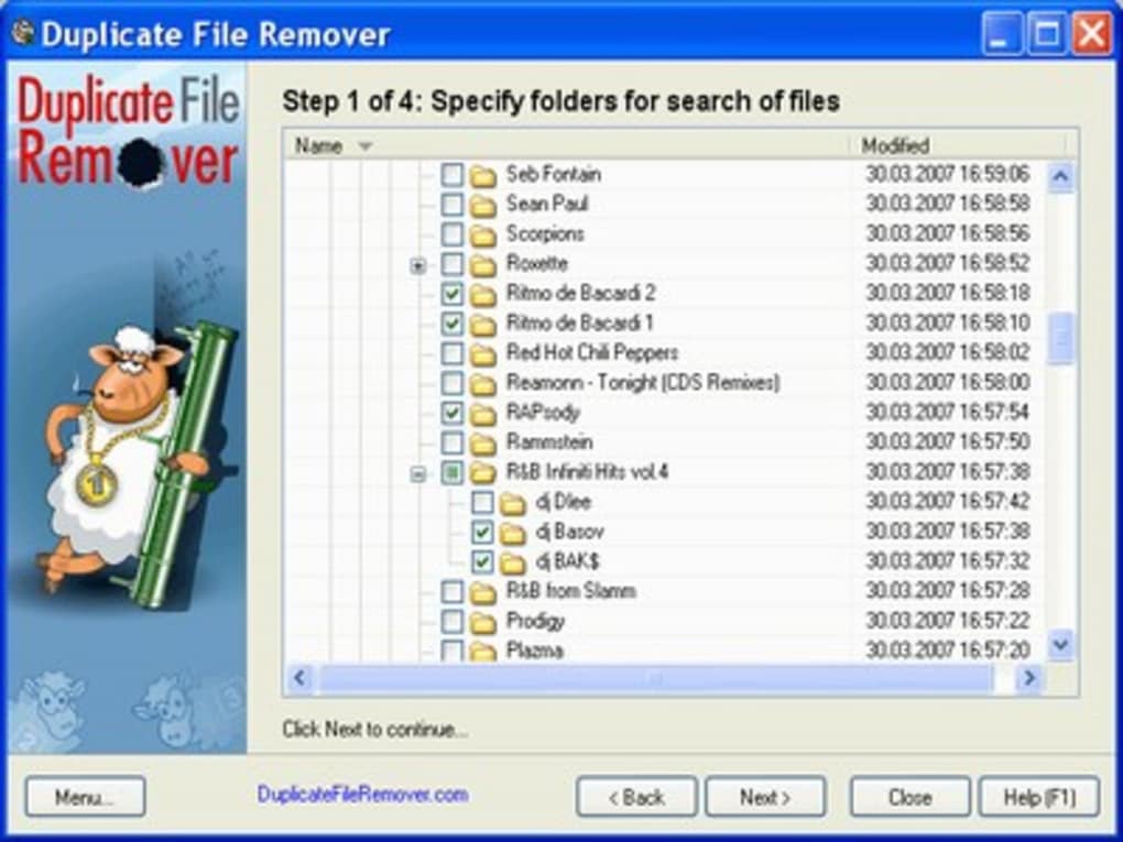remove duplicate files freeware