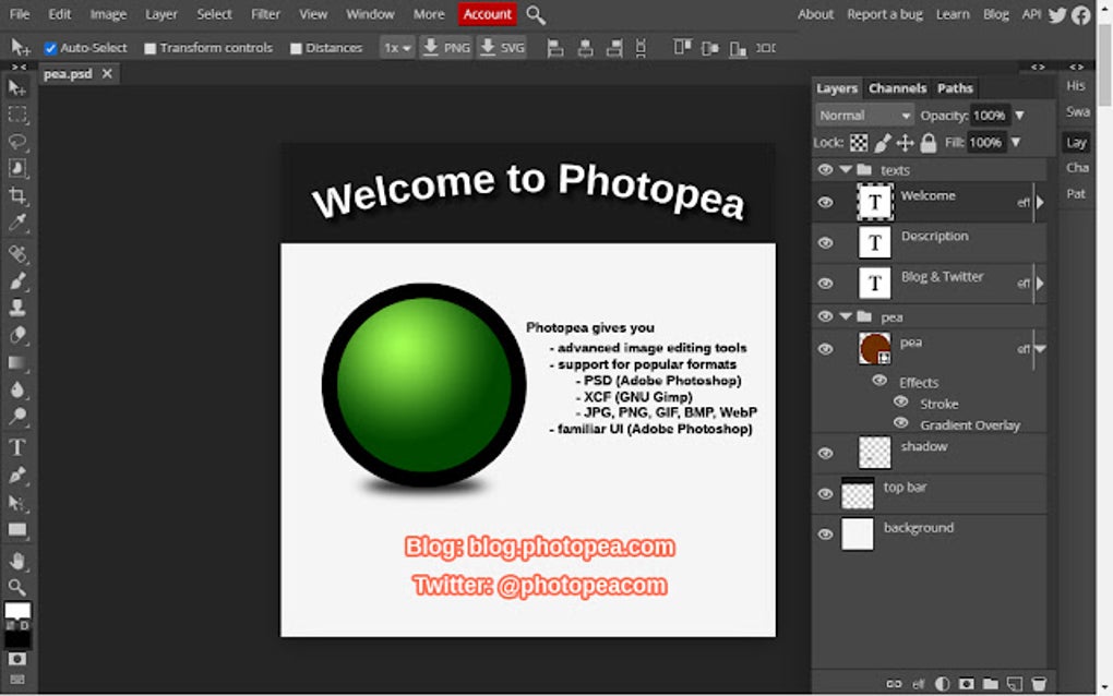 Photopea  Online Photo Editor