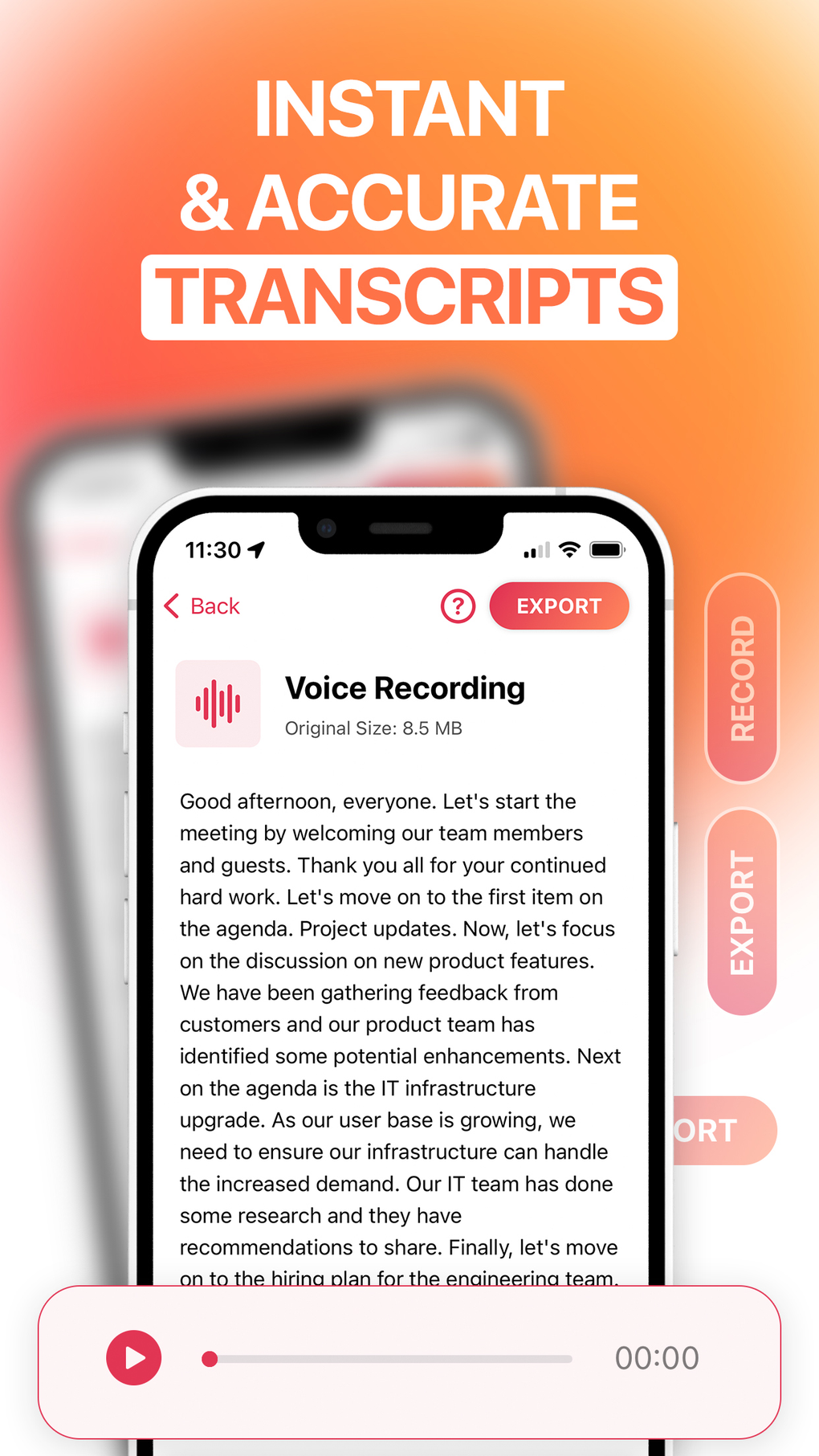 Transcribe Speech to Text для iPhone — Скачать