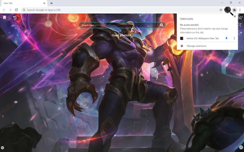 League of Legends Wallpapers and New Tab