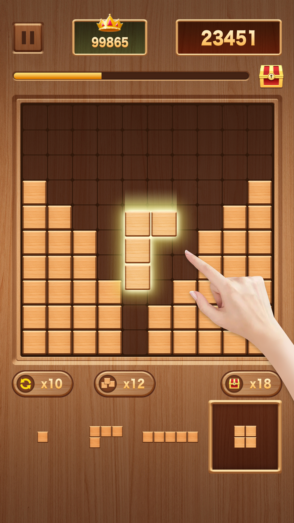 Block puzzle wood block games iphone 