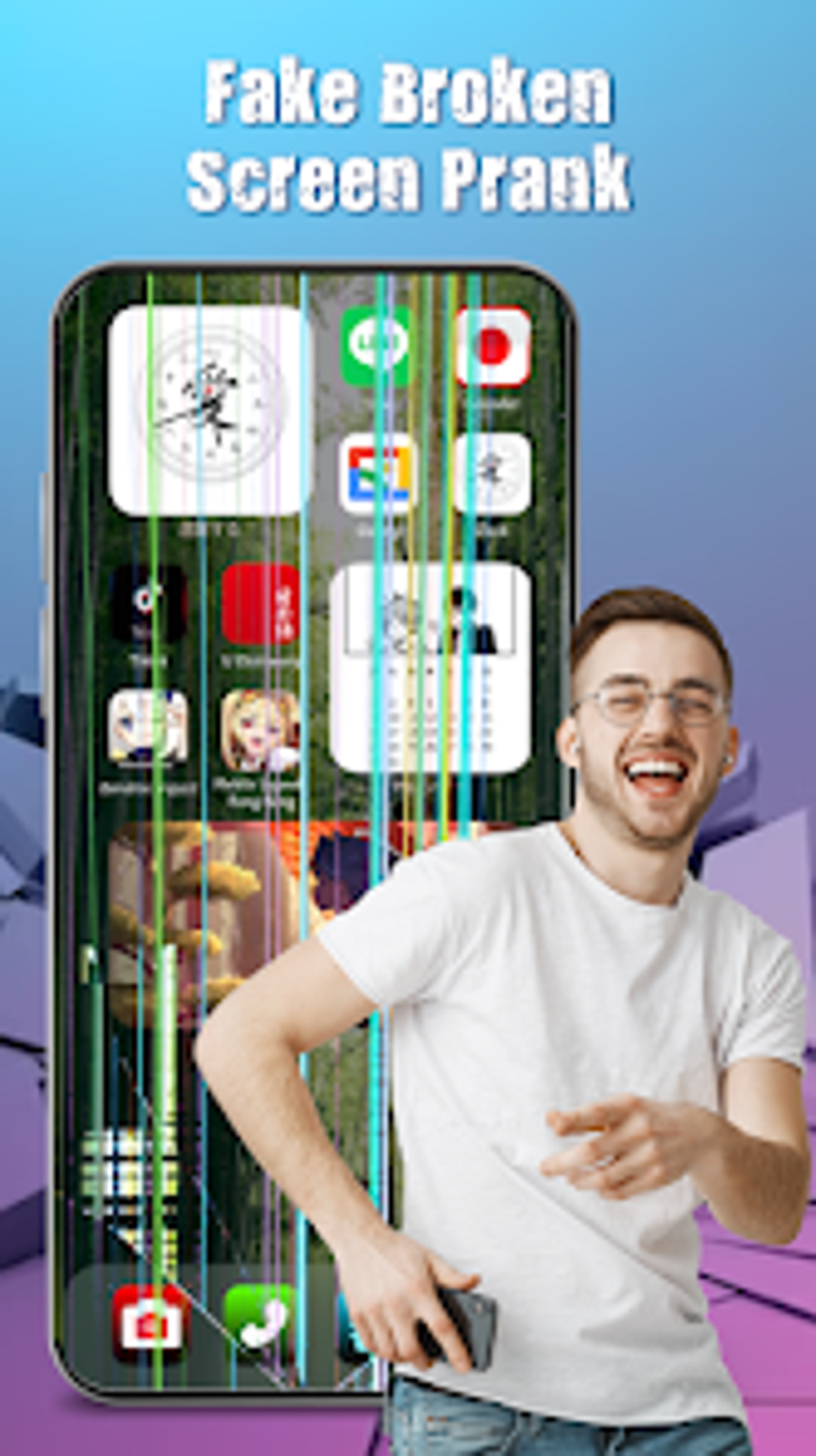 Android için Crack Broken Screen Prank - İndir