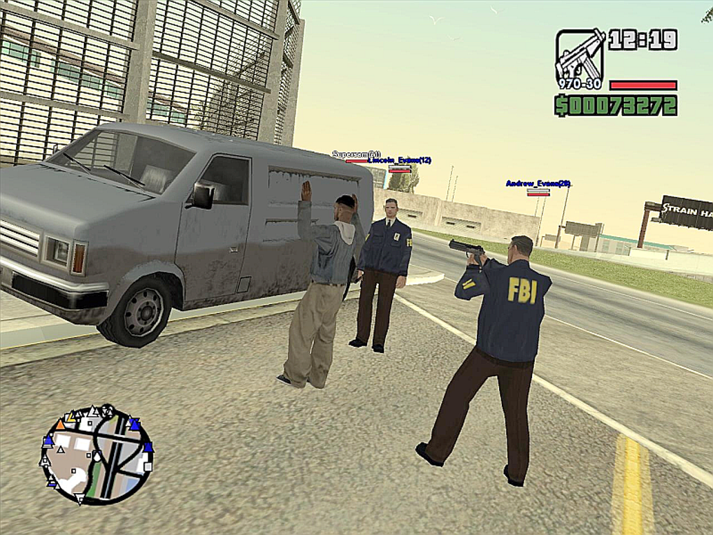 Download GTA Grand Theft Auto: San Andreas MOD APK v1.09 (Police Car Mod +  Cheat Menu) for Android