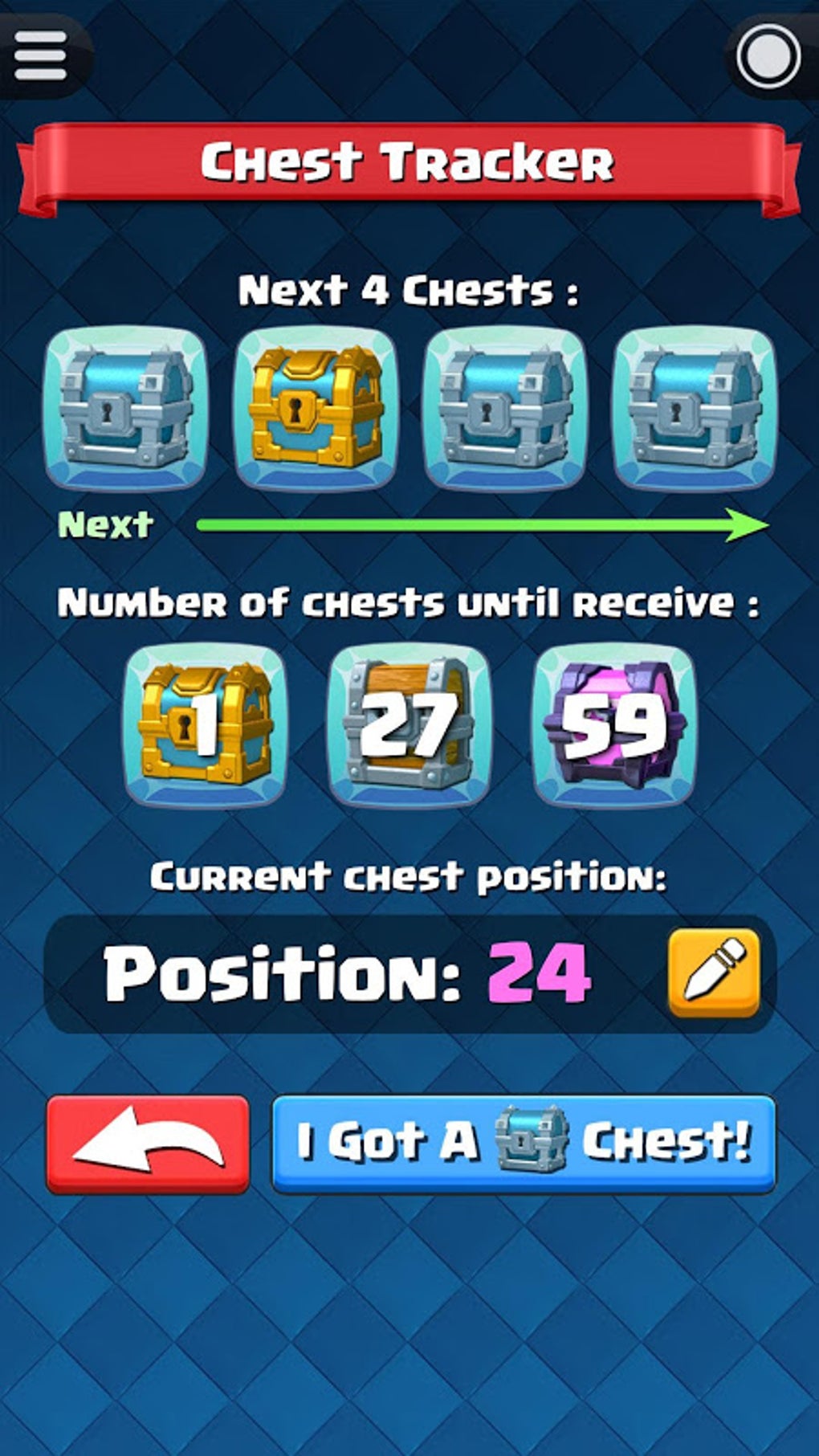 Chest Tracker for Clash Royale APK para Android Descargar