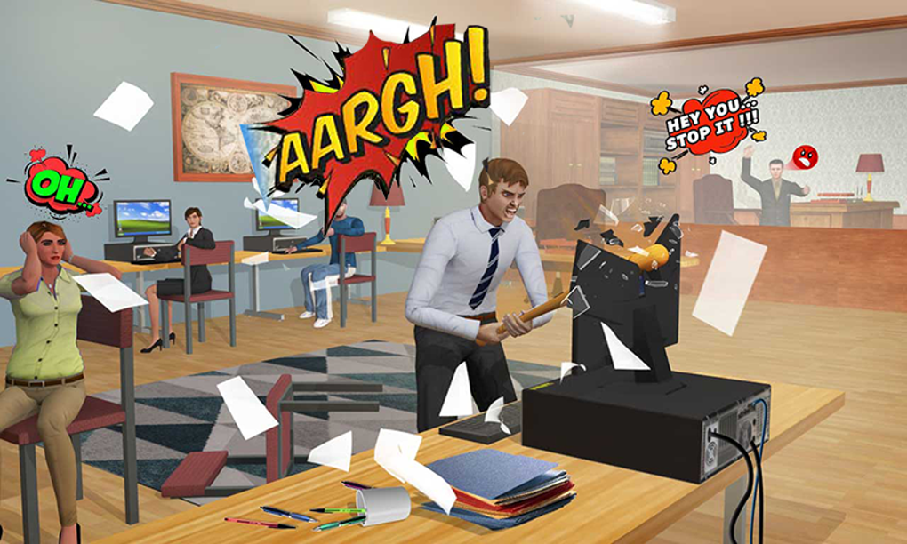 Smash it! Neighbor Rampage Stress Relief Rage Room APK for Android ...