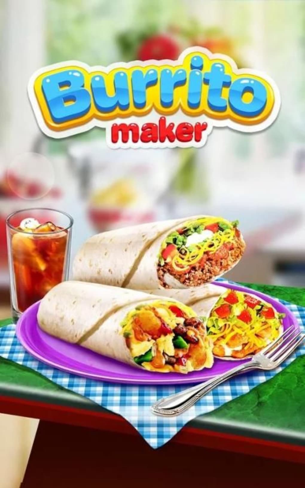 Burrito Maker Food Cooking Fun