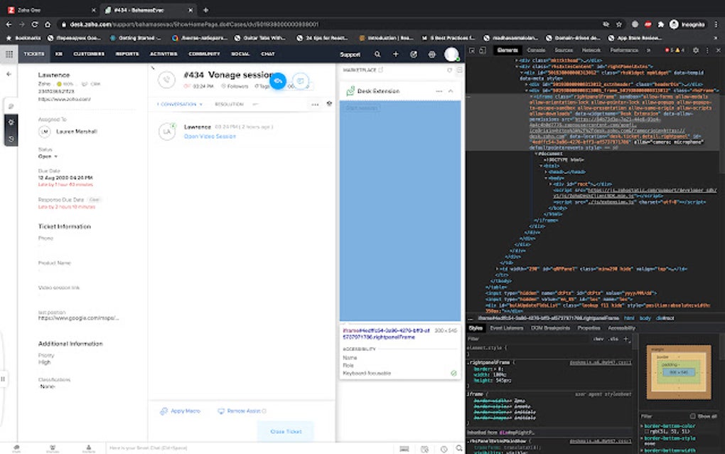 Zoho Desk Fixer para Google Chrome - Extensión Descargar