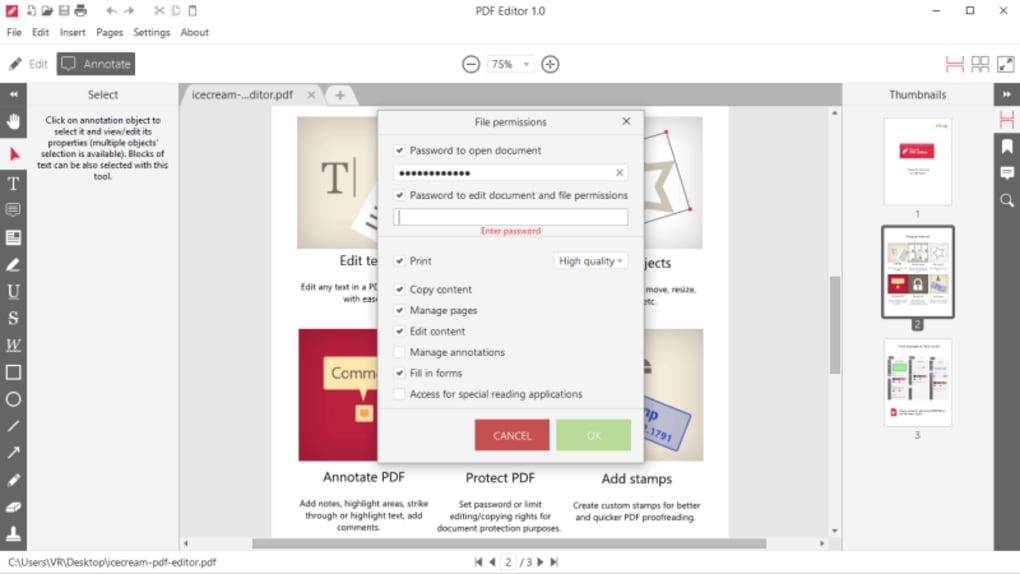 Icecream PDF Editor Pro 3.15 instal the last version for android