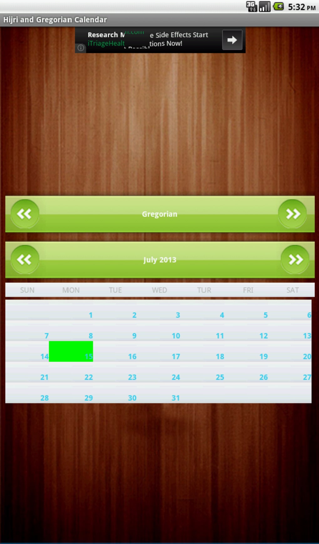 Hijri Calendar Widget สำหรับ Android ดาวน์โหลด