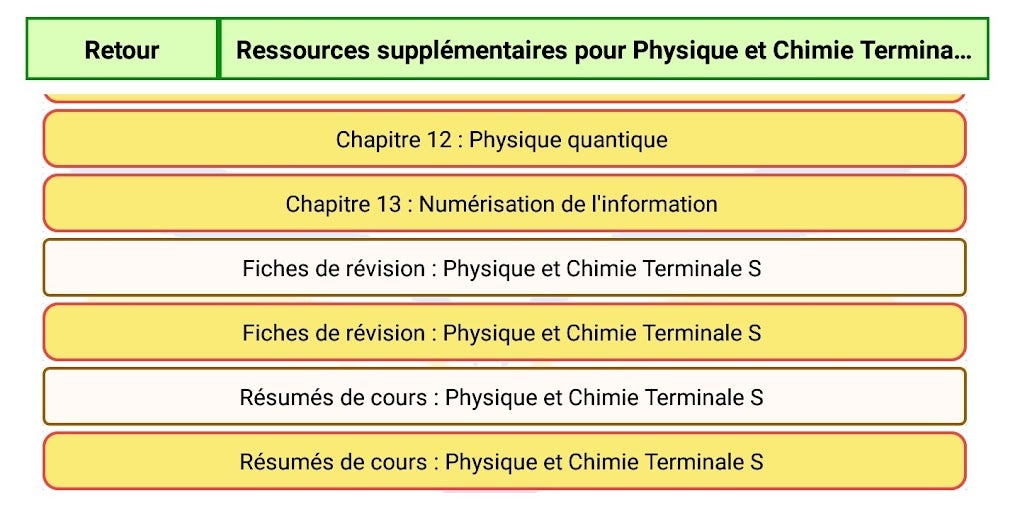 Physique Et Chimie Terminale S For Android - Download