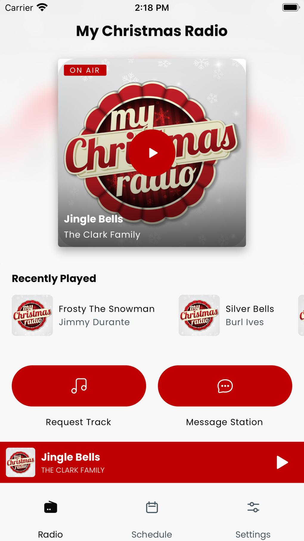 My Christmas Radio For IPhone 