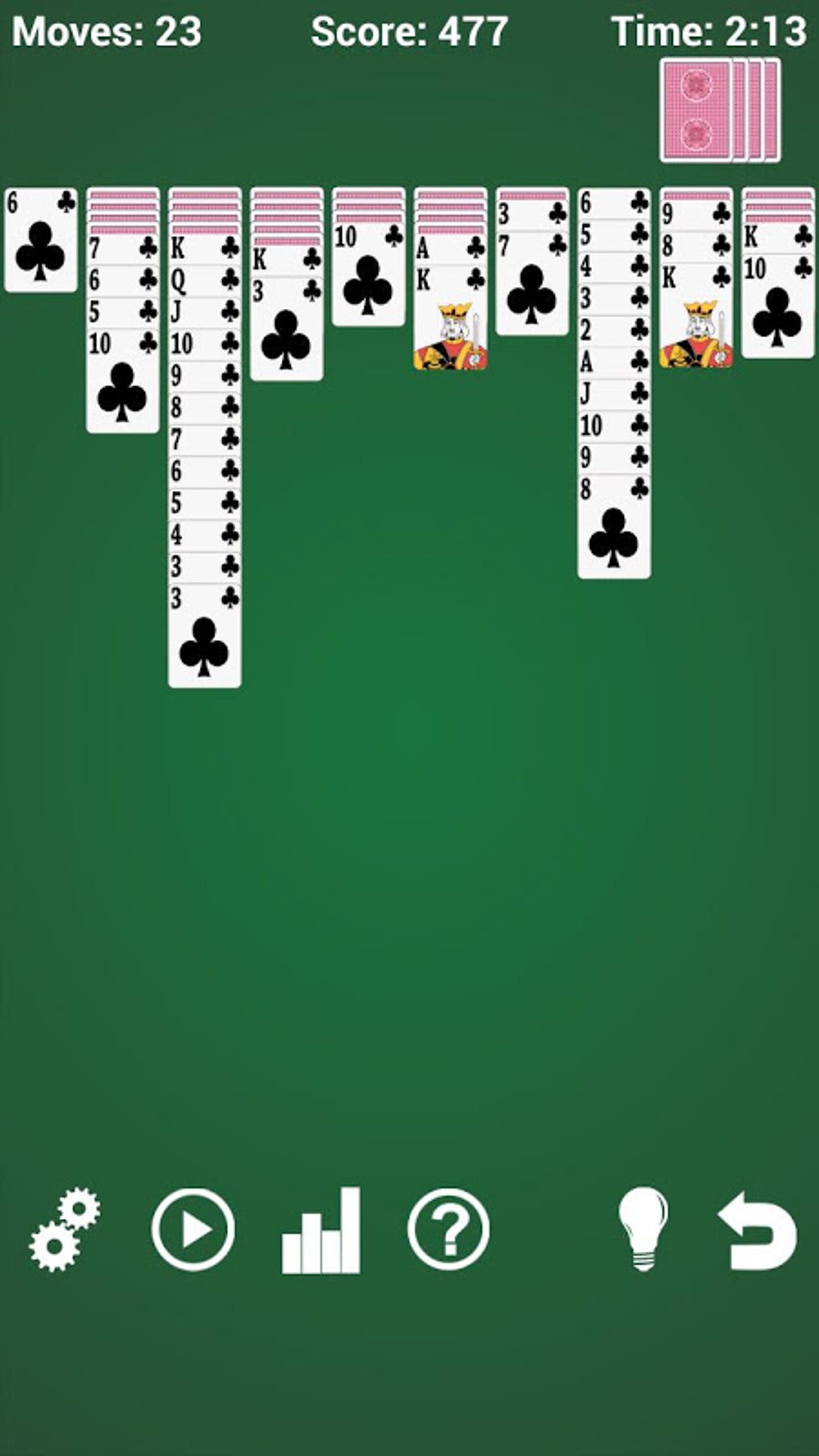 Spider Solitaire Card Game HD Playing Popular Free Classic