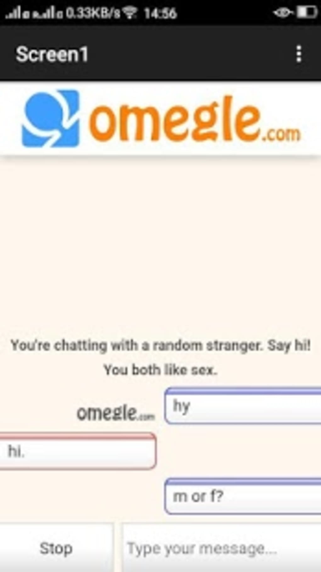 Omegle free chat with strangers