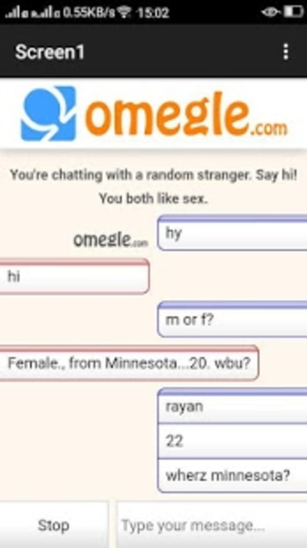 Omegle chat Omegle Lets