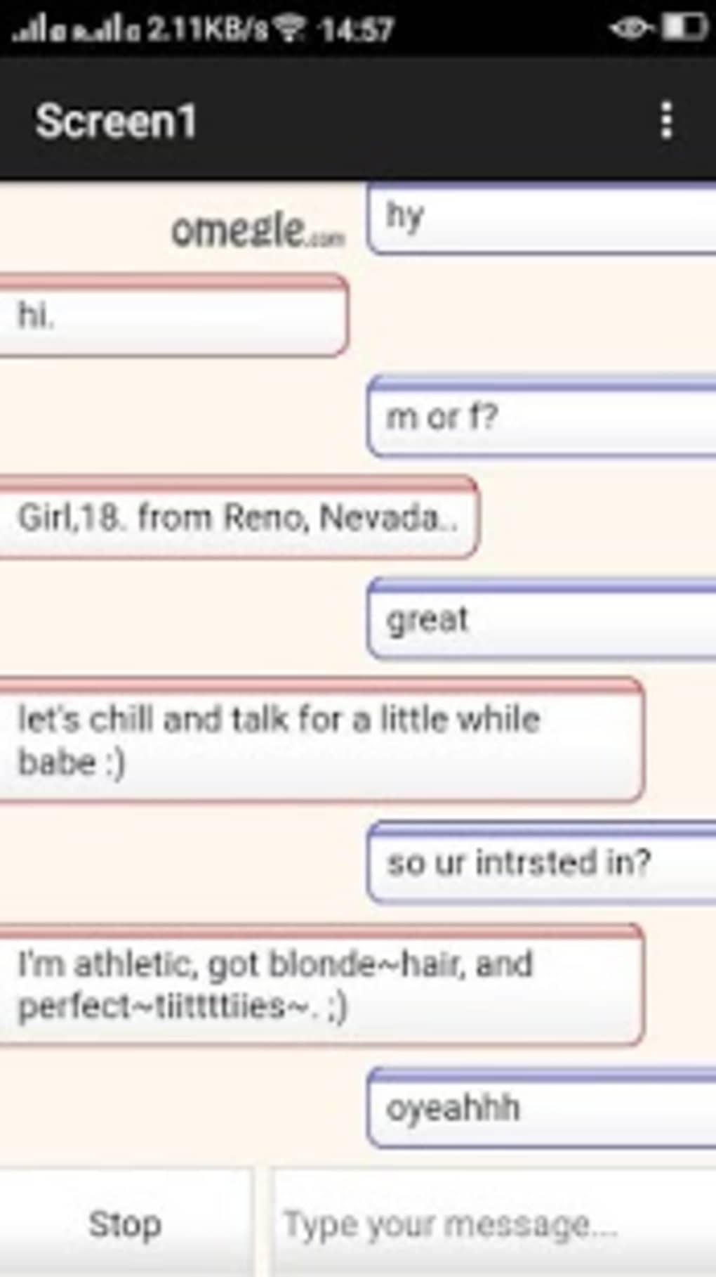 Omegle talk to strangers video chat