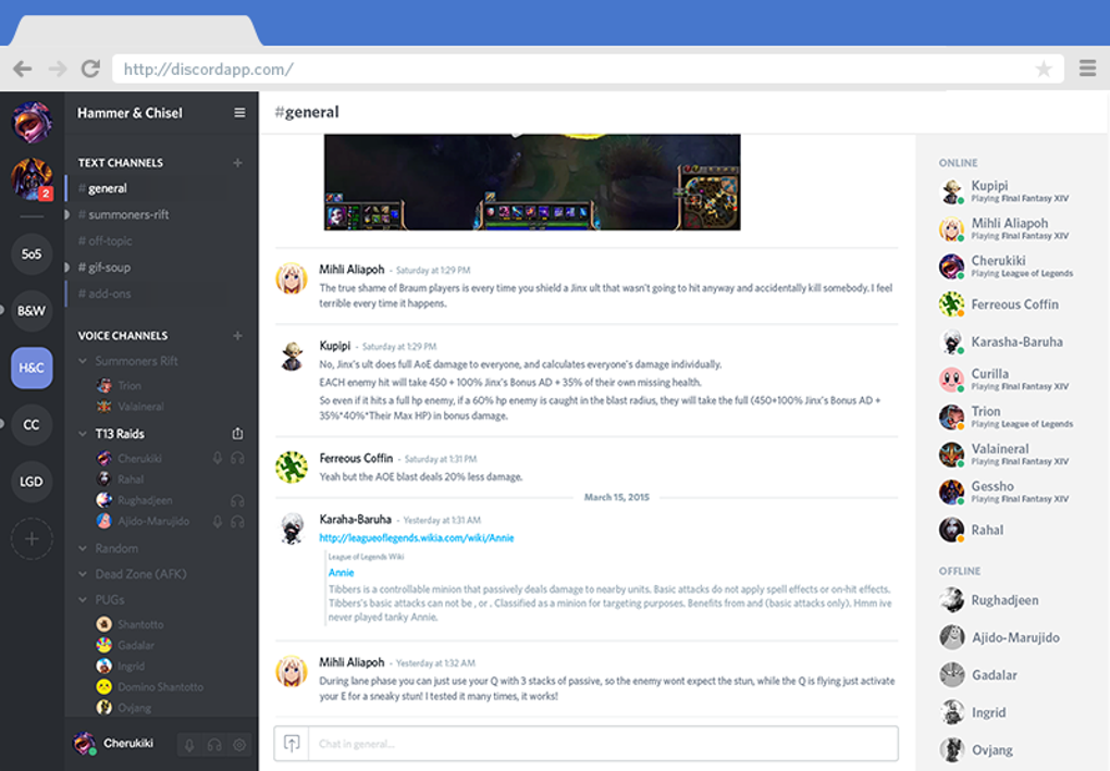 Discord chat for gamers download