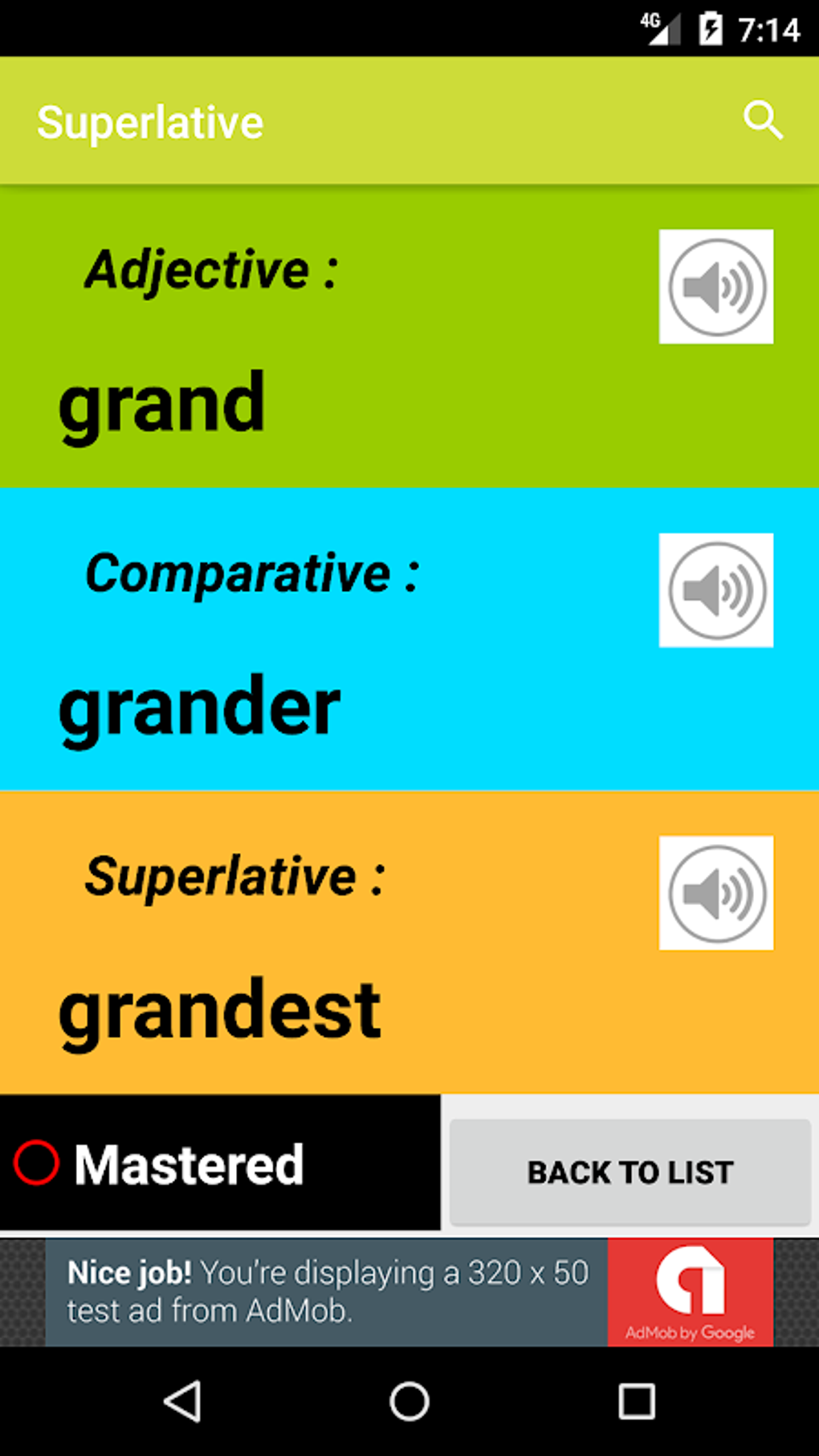 Superlative and comparative adjectives apk for android download
