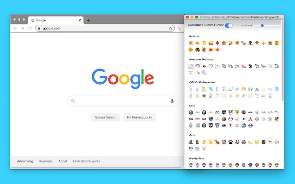 Awesome Custom Cursor for Google Chrome - Extension Download