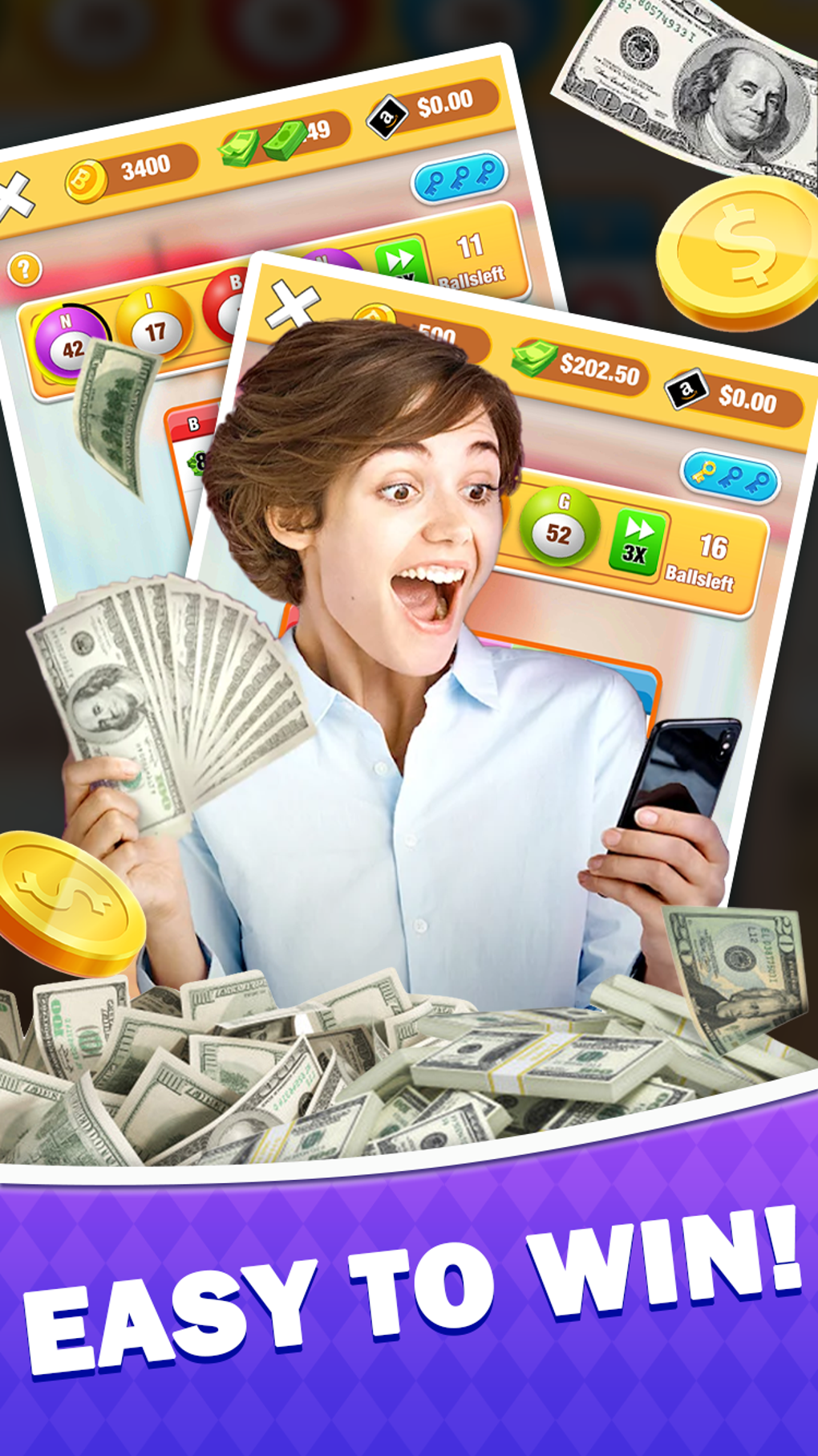 Lucky Cash Bingo :Money Reward для Android — Скачать