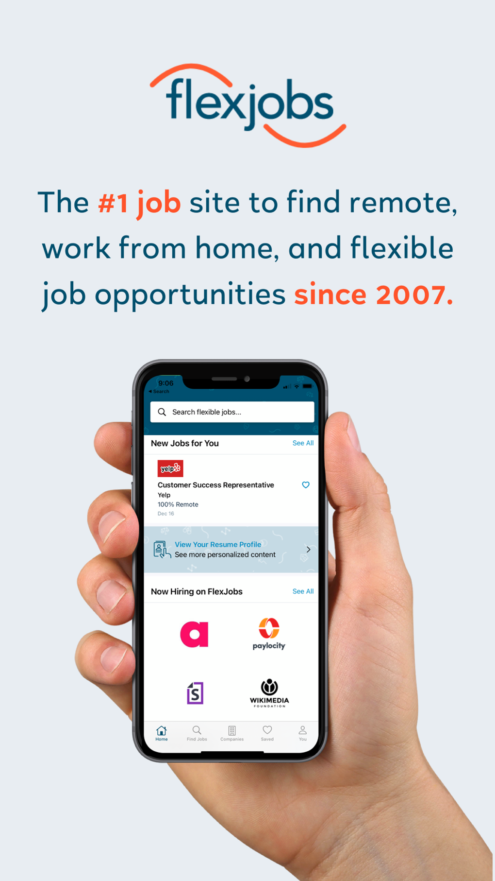 FlexJobs - Remote Job Search для iPhone — Скачать