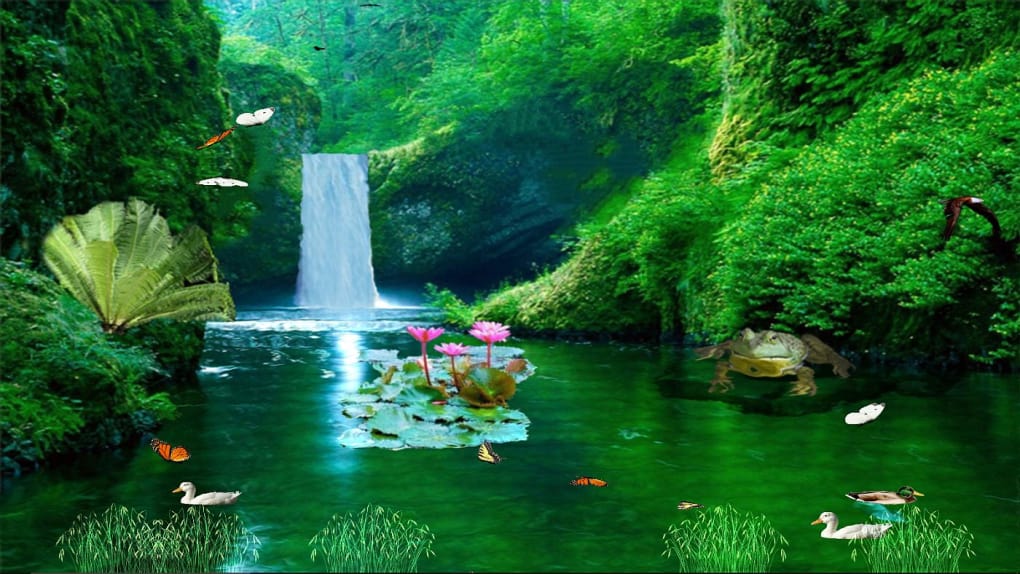 New Zealand Waterfall - Download