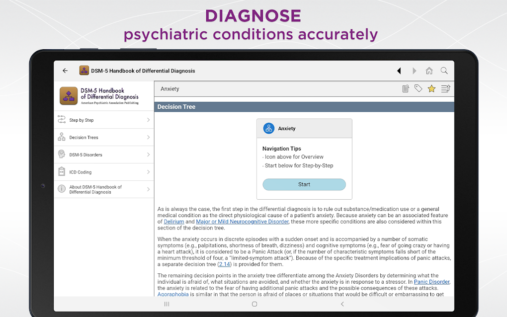 DSM5 Differential Diagnosis APK para Android Descargar