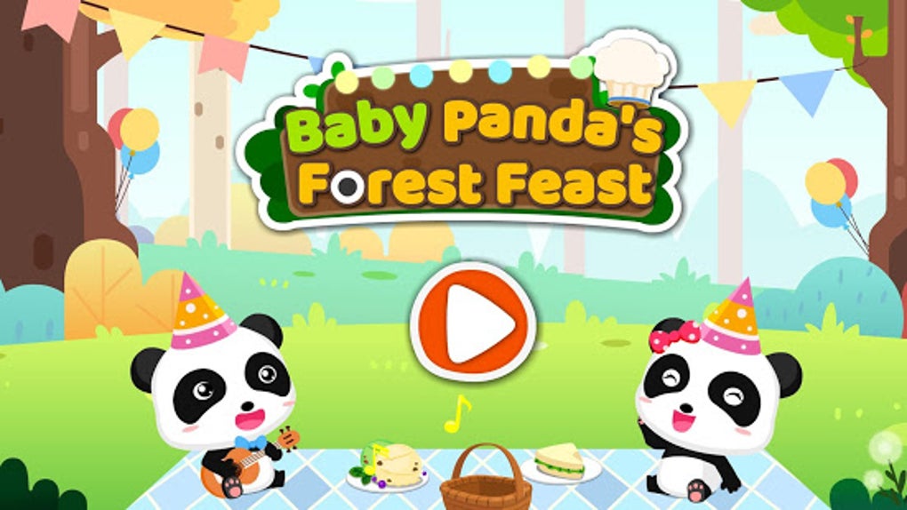 BEBÊ PANDA - FESTA DA COZINHA BABYBUS - JOGO DE FAZER COMIDA 